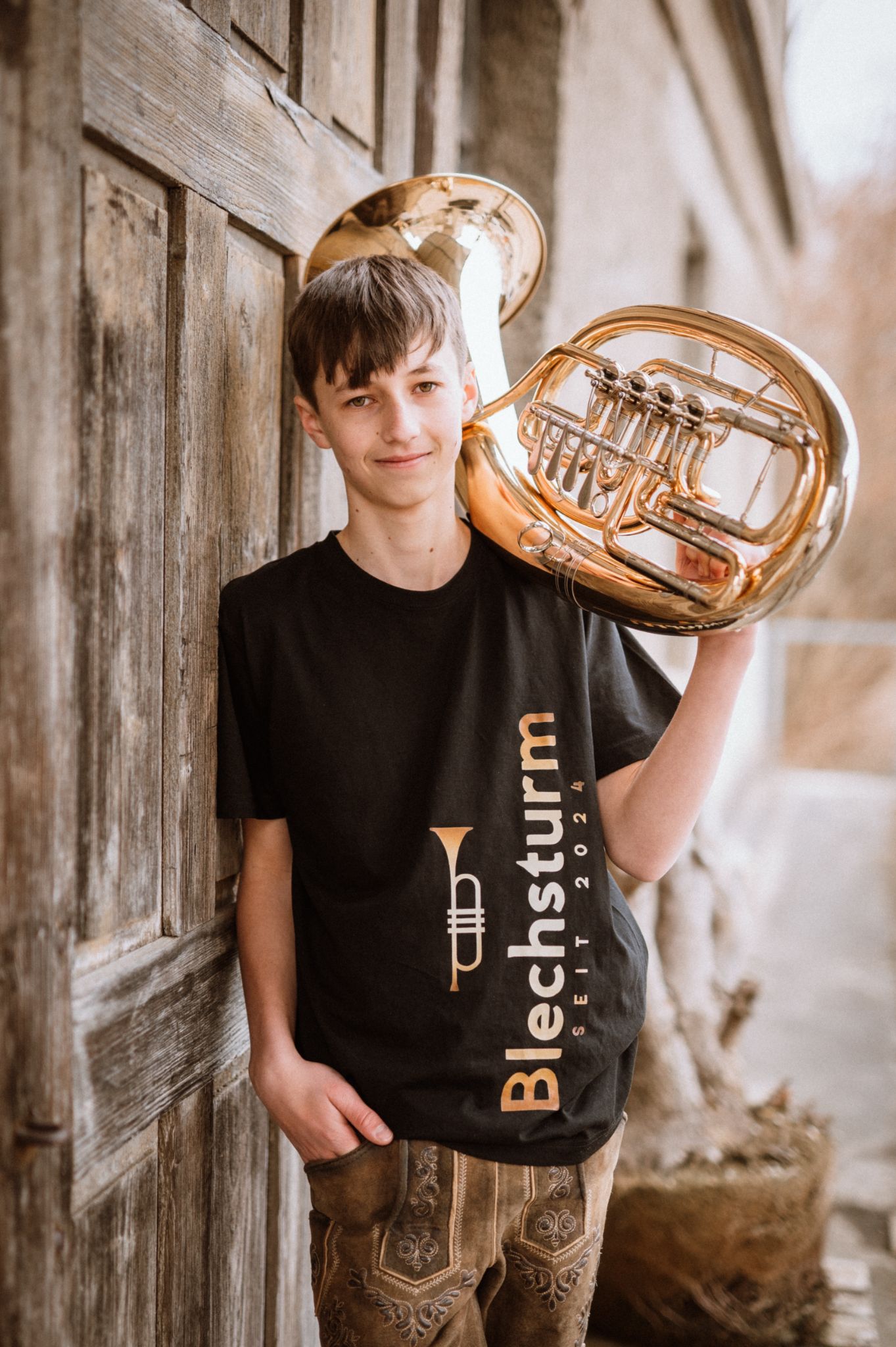 Luca bei Blechsturm